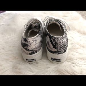 Superga 2750 Snakeskin Platform Sneakers